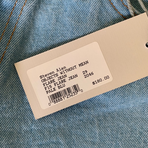 NWT Objects Without Meaning frayed flare jeans - Picture 11 of 11